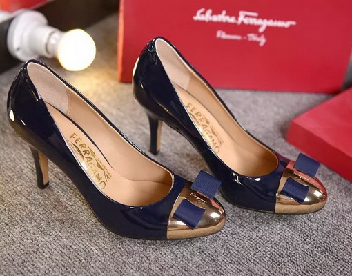 Ferragamo Shallow mouth kitten heel Shoes Women--019